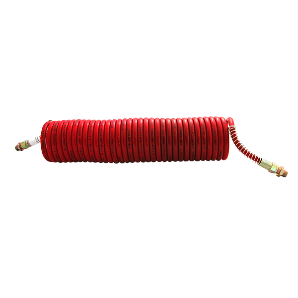 Flexible d'air comprimé rouge 32 spirales, 7m