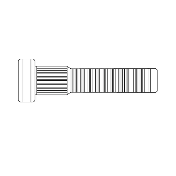 Goujons De Roue Dentelés 43 Mm Acier - Lot De 4, Référence 90113SM1005 Pour ACTY, TL, CF5 - Remplacement Facile