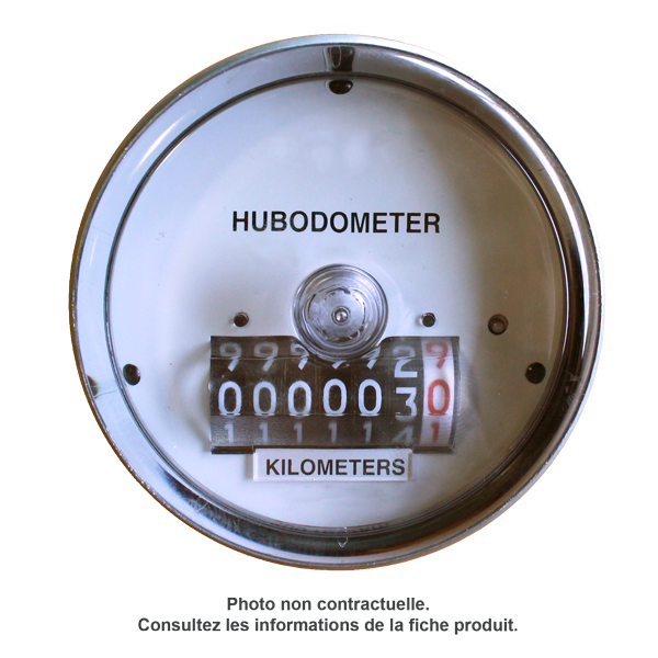 Compteur kilométrique d'essieux  2464-2520mm, hubodomètre pour remorque PL & agricole