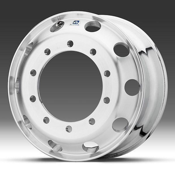 Roue alu 22.5X9, déport 154mm, 10 trous, ALCOA, brossée - 892510.