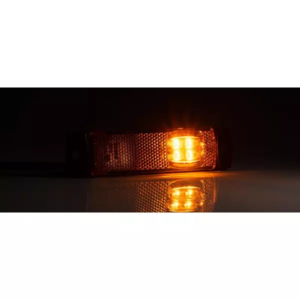 Electrely Lot de 4 Feux de Gabarit LED Feux Latéraux Eclairage LED Arrière  Avant Indicateur de Position en Lumière 12V Universel pour Remorque Camion