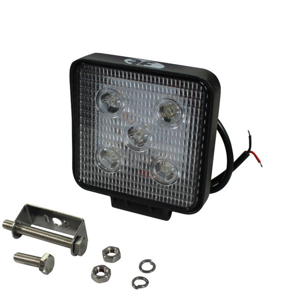 Phare de travail carré LED, 1200 Lumens, 12/24V, IP68