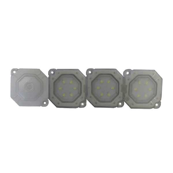 Plafonnier LED RUBY 12/24v 900 lm 3 modules + détection de présence, IP69K