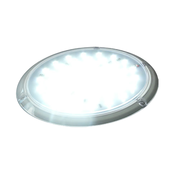 Plafonnier LED ATRIA rond 800 lumen 12/24V, en applique, Diametre 195mm