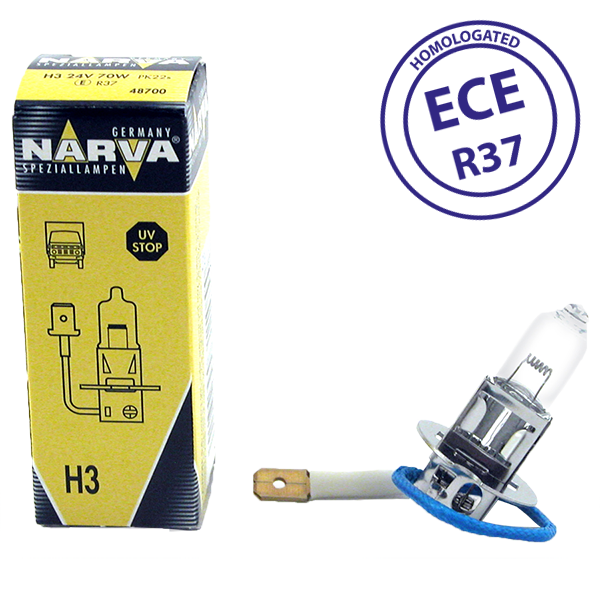 Kit 2 Ampoules H1 LAMPA BLUE-XE 24V 70W - Neuf Avec étiquettes