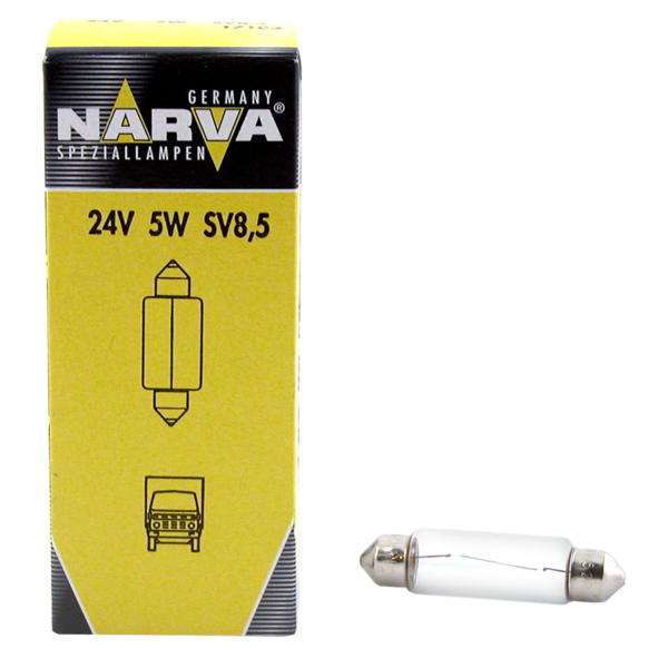 Ampoule 24V 5W SV 8.5 pour véhicules poids lourds