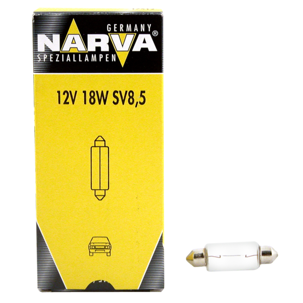 Ampoule 12V 18W SV8,5 pour voitures et véhicules utilitaires (VUL)