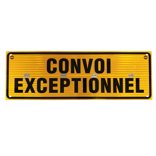 Panneau "Convoi exceptionnel" pliable, classe B