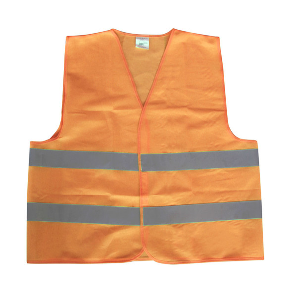 Gilet de sécurité orange fluo luminescent professionnel