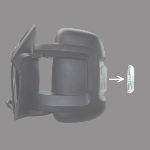 Clignotant pour rétroviseur gauche pour Ducato 2006, Boxer, Jumper