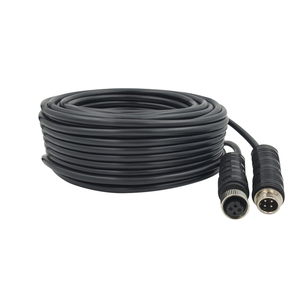 Rallonge 20 mètres de cable blindé pour caméra de recul 4-pin, universelle