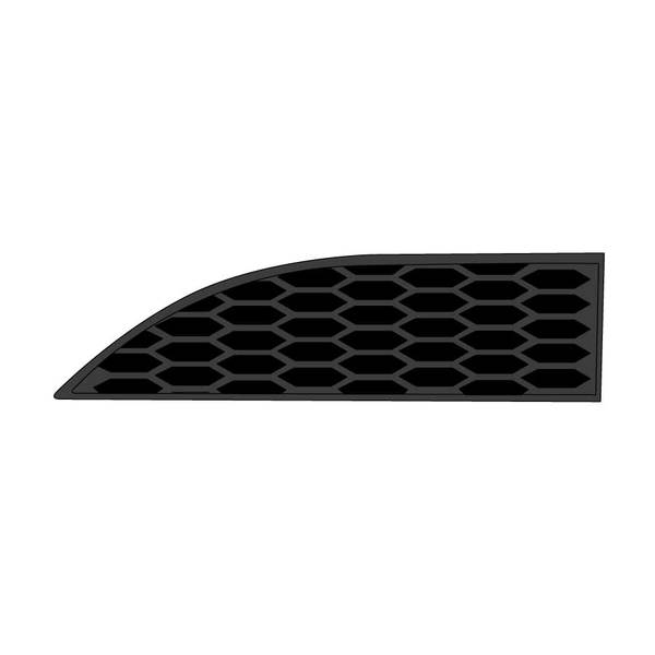 Grille spoiler droit, hauteur 195mm, pour MERCEDES Megaspace