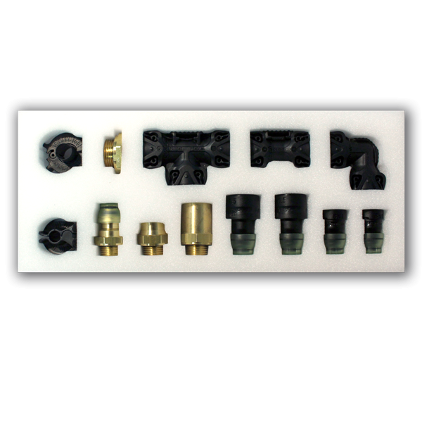 Kit de secours raccords air comprimé, ABC compatible
