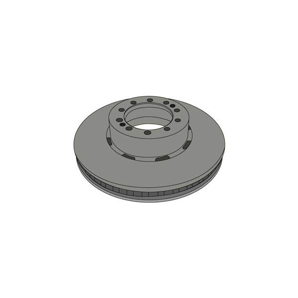 Disque de frein pour RENAULT Midlum, diamètre 375 mm