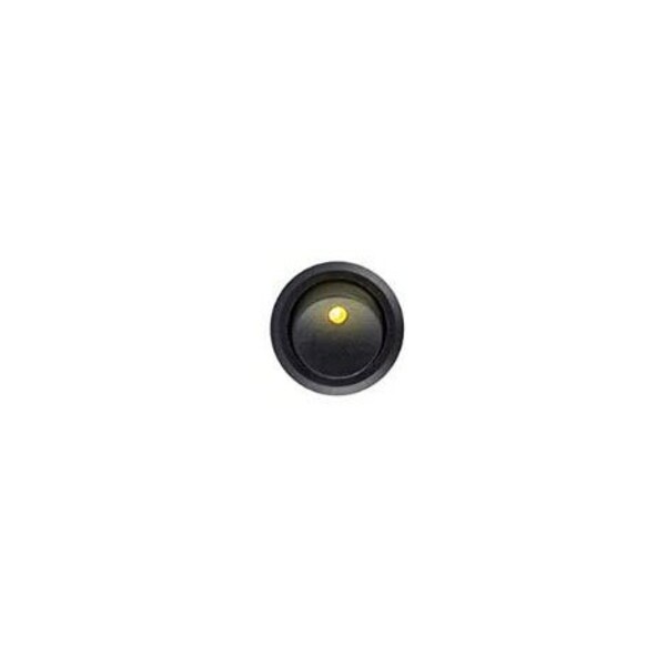 Interrupteur ON/OFF + LED - 12/24V - LED orange