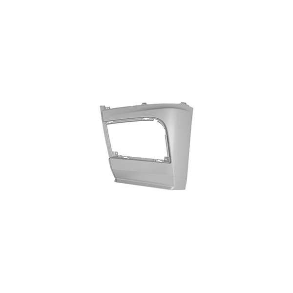 Coin de pare-choc blanc pour Mercedes MP4 cabine haute étroite, gauche