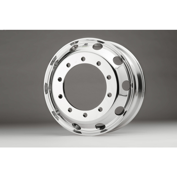 Roue alu 22.5x7.50 - capacité 3750 kg, perçage 32 mm - Dura-Bright