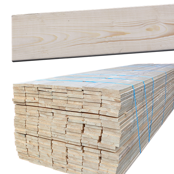 Planche réhausse bois, 3300mm, bords arrondis, sapin, pour semi-remorques