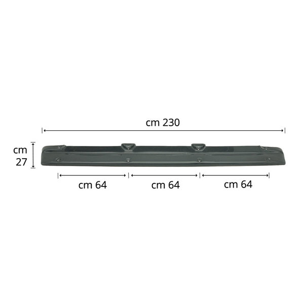 Visière cabine pour Volvo F10/F12/F16