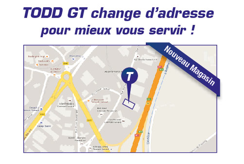 plan nouvelle adresse magasin TODD GT poids-lourds & VUL