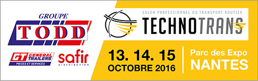 TODD présent au salon Technotrans, les 13, 14 et 15 Octobre
2016