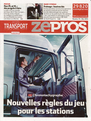 Couv magazine transport ZePros