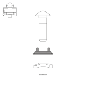 Guide pour twist-lock - Ref : 25445