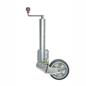 Roue jockey automatique 500kg diamètre 60 mm 200 x 50 caoutchouc