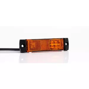 Feu de gabarit latéral à LED, orange, avec câble 2×0,75 mm²