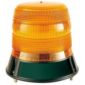 Gyrophare LED orange 12/24V - Flashant - Embase magnétique