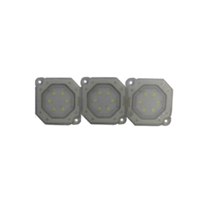 Plafonnier LED RUBY 12/24v 900 lm 3 modules, IP69K