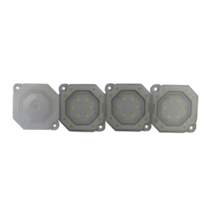 Plafonnier LED RUBY 12/24v 900 lm 3 modules + détection de présence, IP69K