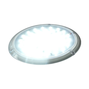 Plafonnier LED ATRIA rond 800 lumen 12/24V, en applique, Diametre 195mm