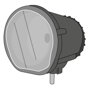 Projecteur longue portée, gauche / droit, lampe H1 pour IVECO Stralis