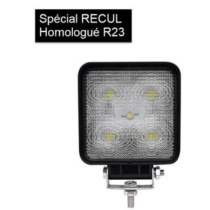 Phare de recul homologué R23, IP69K