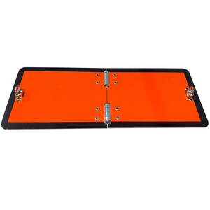 Panneau en aluminium pliable orange