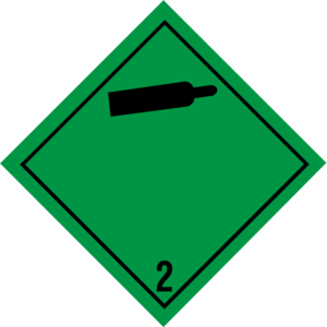 Adhésif GAZ NON INFLAMMABLE ET NON TOXIQUE 2.2