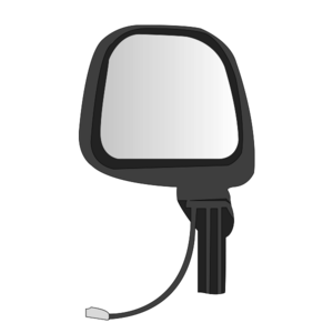 Rétroviseur grand angle droit pour SCANIA Série 4 / R, P, T