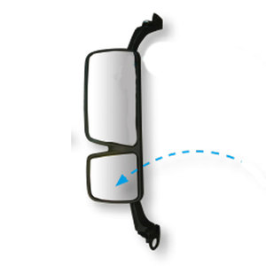 Glace rétroviseur grand angle gauche pour MERCEDES MP3, Megaspace