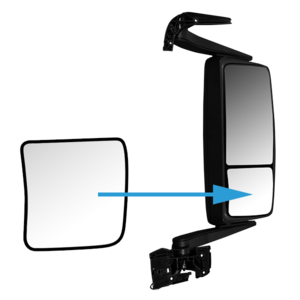 Glace de rétroviseur droit, grand angle, dégivrante pour MAN TGS TGX