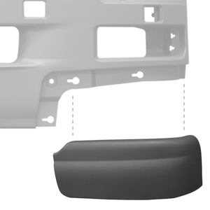 Coin de pare-chocs gauche pour MAN TGA M/L/LX
