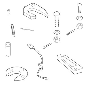 Kit de réparation du verrouillage pour sellette JSK37 - SK3121-072Z