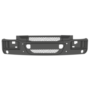 Pare-choc avant pour IVECO Eurocargo, avec trous pour phares antibrouillards, H 38 cm