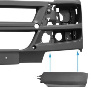 Coin gauche pare-chocs pour Man TGS