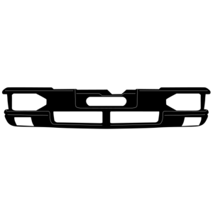 Pare-chocs avant avec trou, noir pour Man L2000