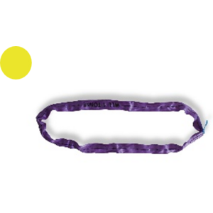 Elingue textile ronde jaune CMU 3T longueur 2m (12p)