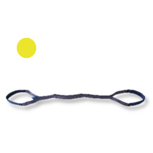 Elingue textile ronde jaune CMU 3T longueur 2m (12p)