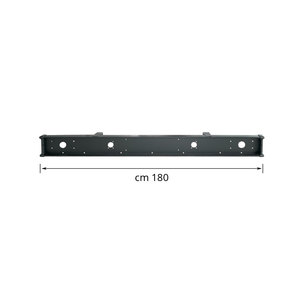Pare-chocs arrière acier noir pour Iveco Daily 2006 - Iveco Daily S2000 Daily ++